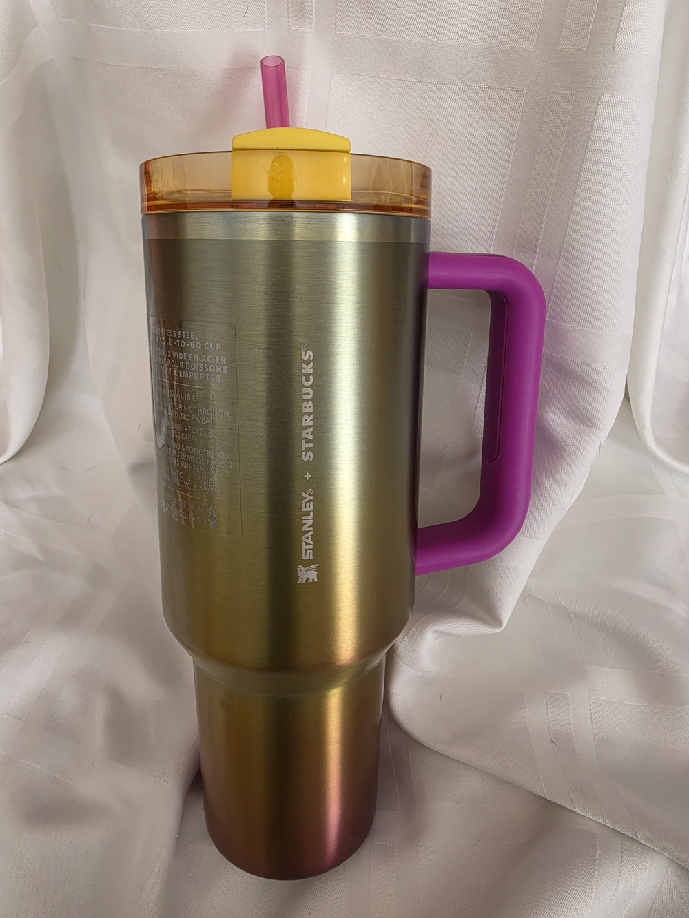 Starbucks Stanley  Gradient Steel 40 oz  Travel Mug